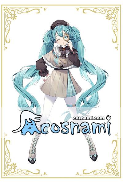 Vocaloid ボーカロイド 初音ミク 探偵 コスプレ衣装 コスチューム 