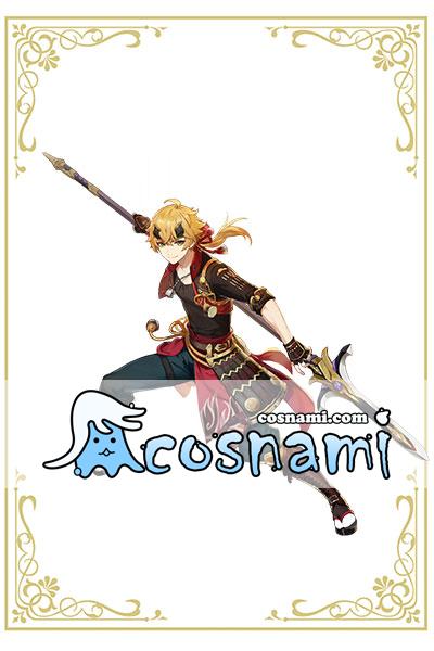 原神 トーマ コスプレ靴 