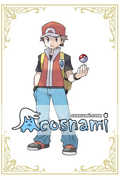 ポケットモンスター レッド コスプレ衣装 