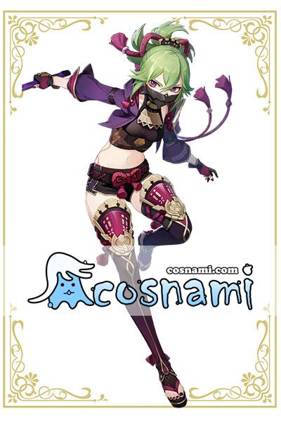 原神 久岐忍 コスプレ靴 