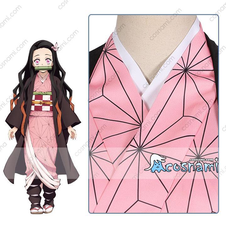 鬼滅の刃 竈門 禰豆子 コスプレ コス かまど ねずこ cosplay 羽織 竈門禰豆子 着物