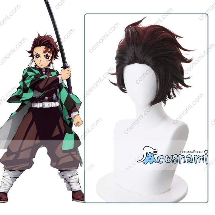 竈門炭治郎 コスプレウィッグ 安価