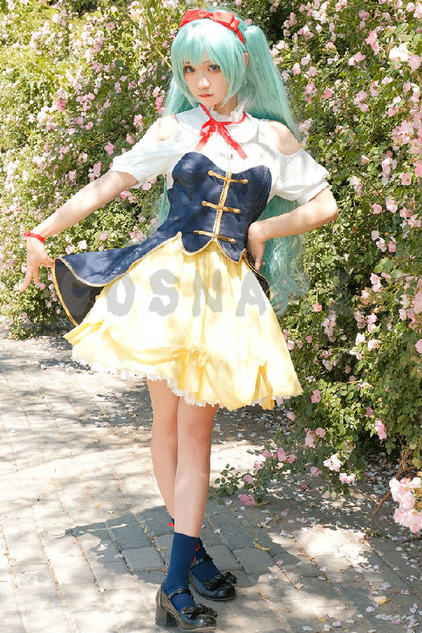 初音ミク スノーホワイト コスチューム cosplay
