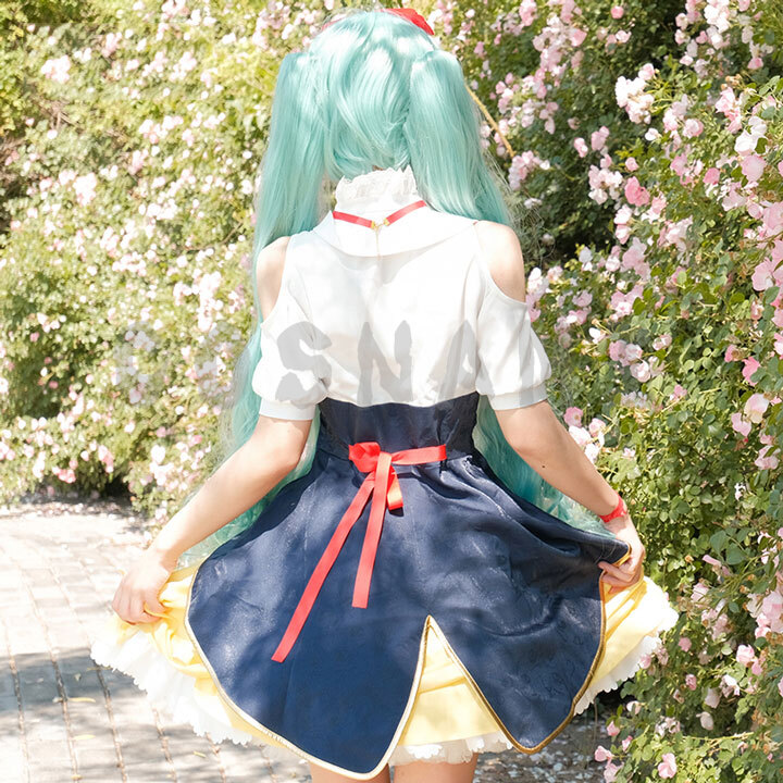  VOCALOID 初音ミク スノーホワイト コスプレ衣装