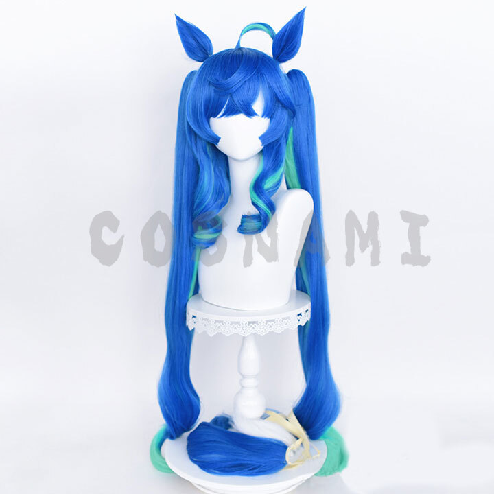ウマ娘 ツインターボ コスプレウィッグ ケモ耳 尻尾